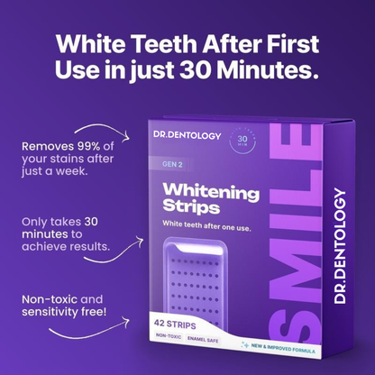 Purple Teeth Whitening Strips